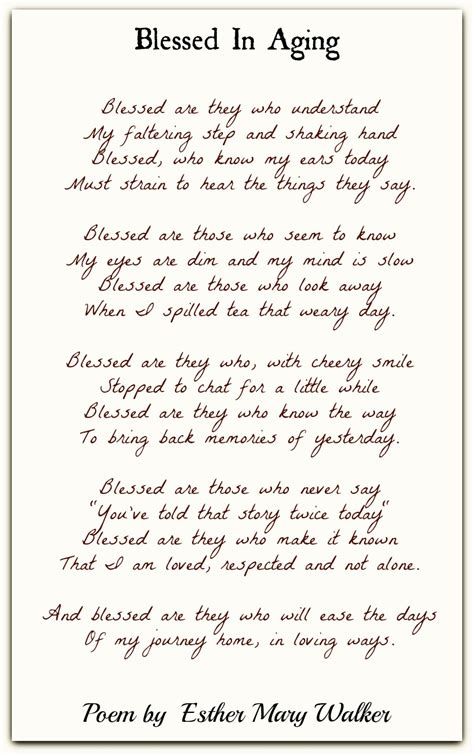senior citizens poems religious.